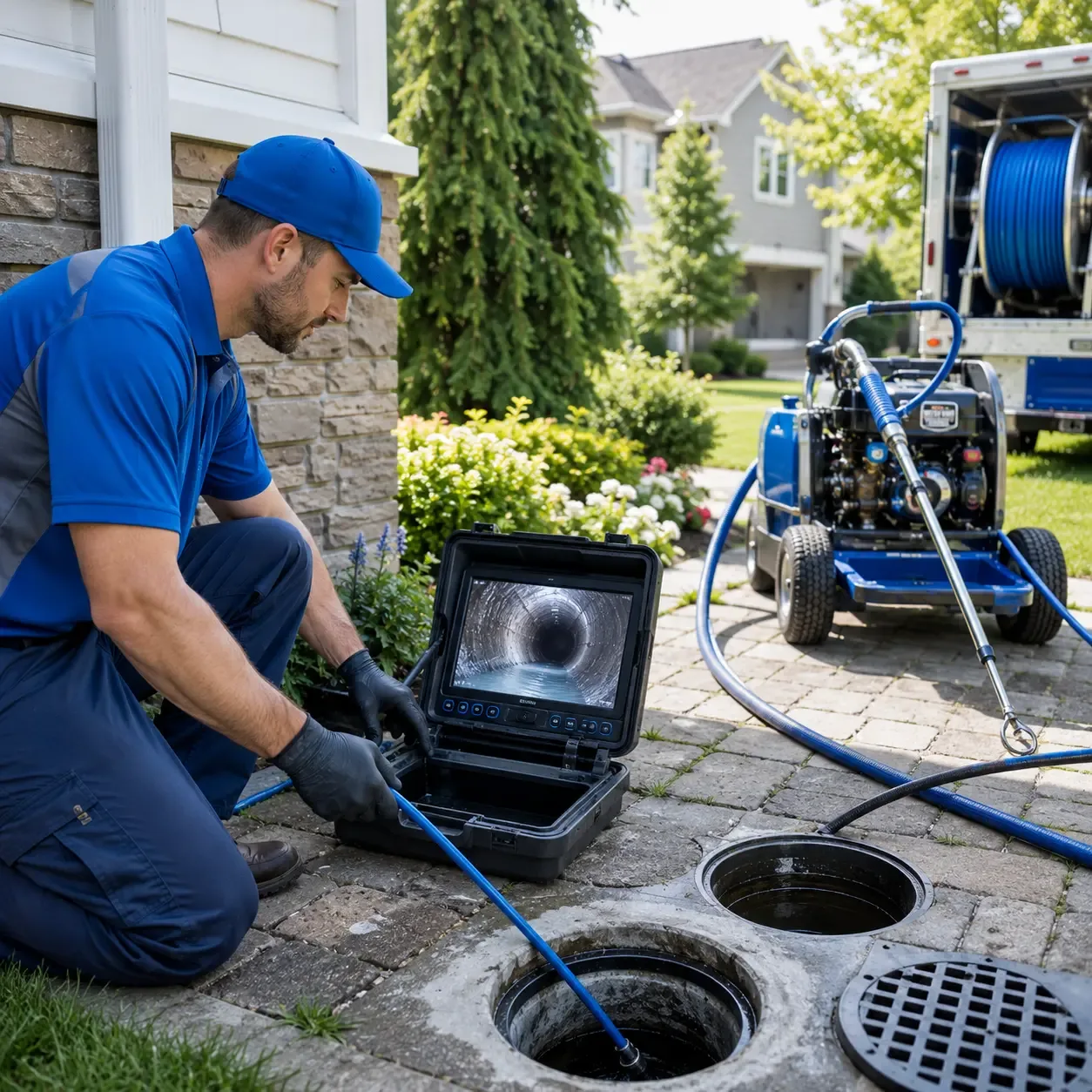 Outdoor drain cleaning professionals serving Eminence, KY